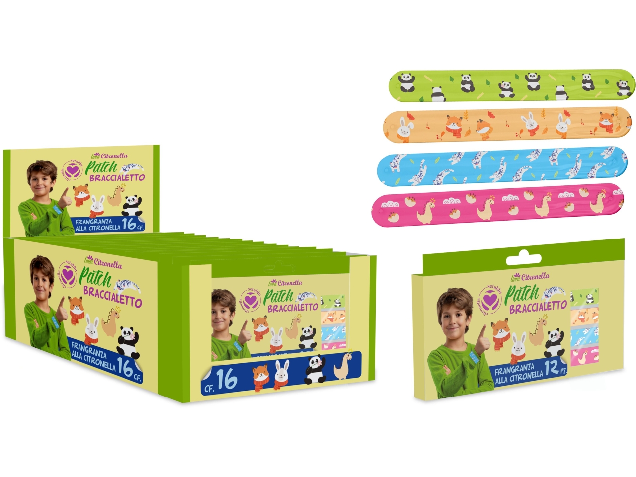 PATCH BRACCIALETTO CITRONELLA DISP.16PZ ASS. 03507