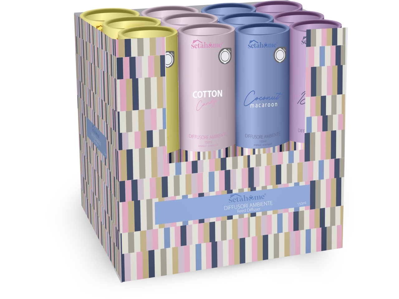 DIFFUSORE AMB. 150ML FRAGR.ASS.IN DISP. 12PZ 03076