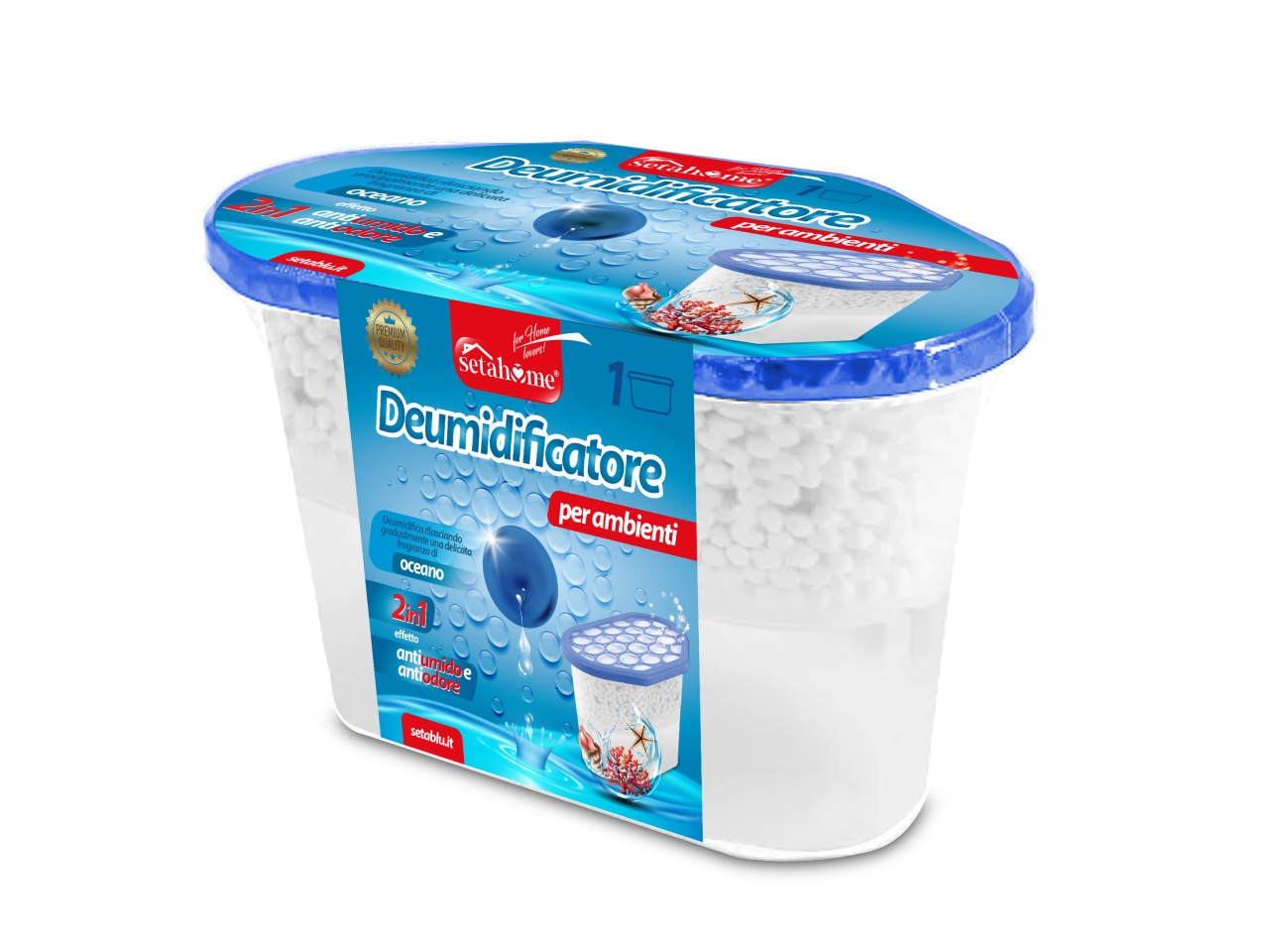 DEUMIDIFICATORE AMBIENTE 500ML OCEANO 02833