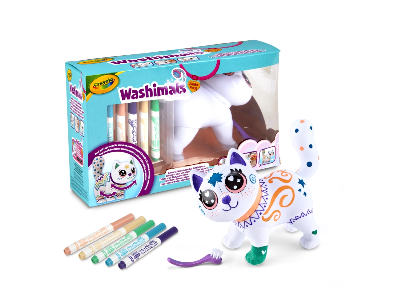 WASHIMALS JUMBO GATTINA DA COLORARE 74-7518