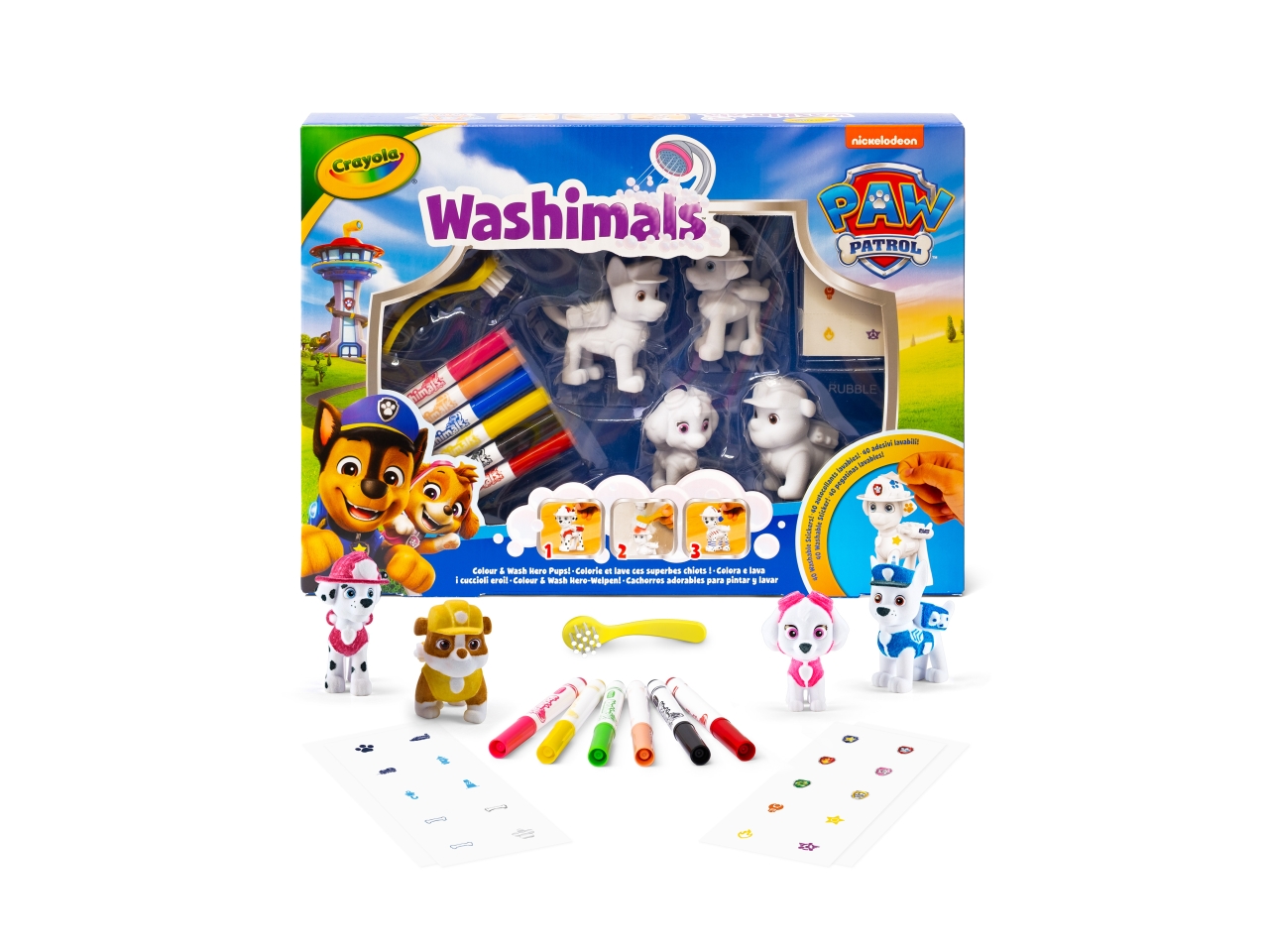 WASHIMALS PETS PAW PATROL  4 CUCCIOLI ASS.74-0290