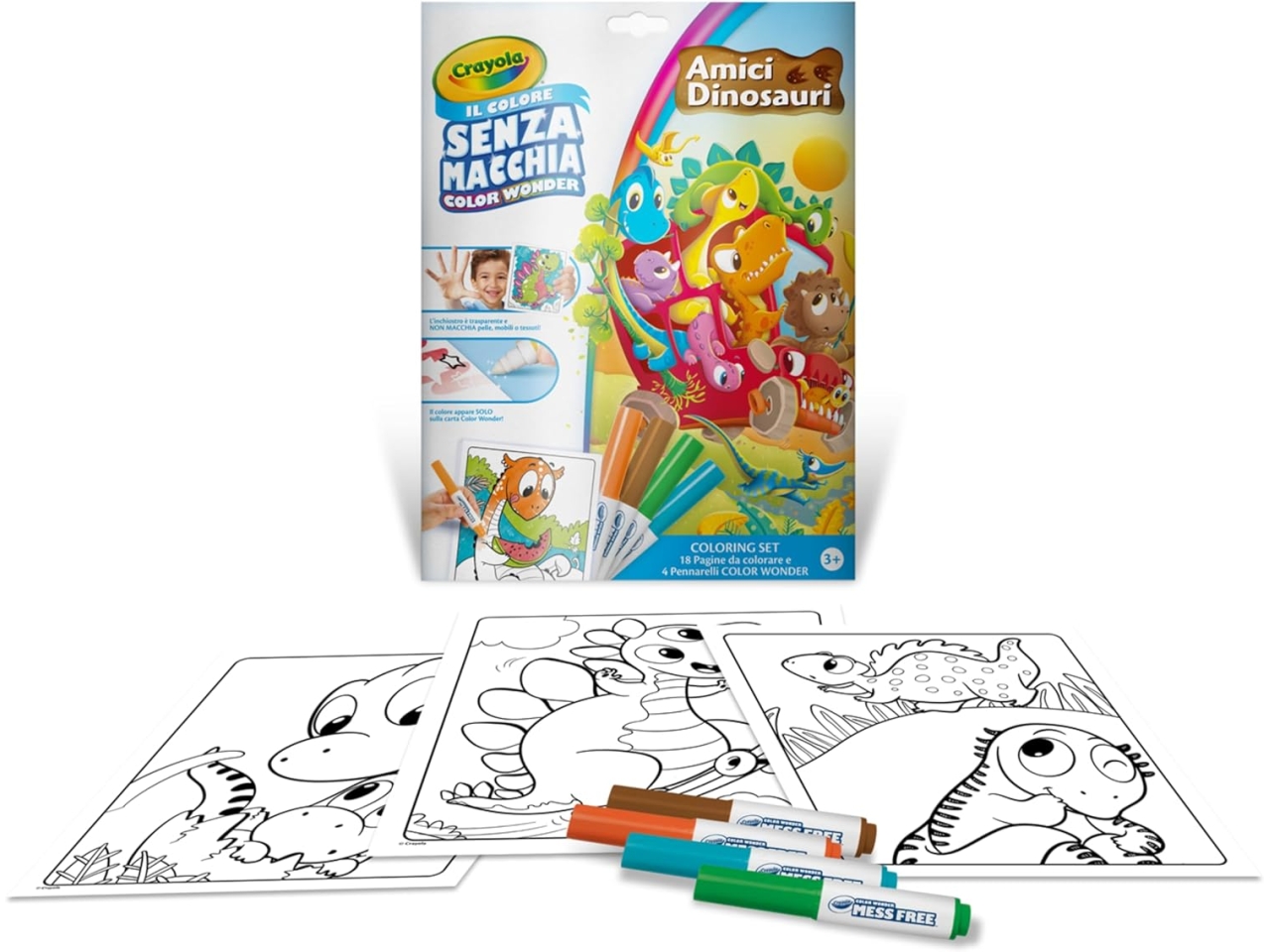 COLORING AMICI DINOSAURI ALBUM DA COLORARE 25-2910