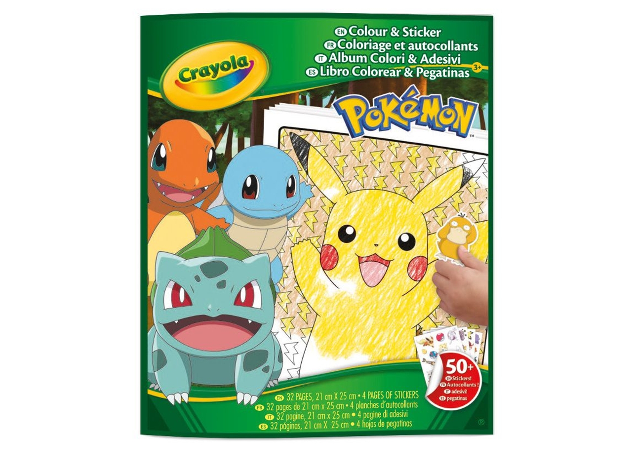 ALBUM ADESIVI COLORING POKEMON04-2740