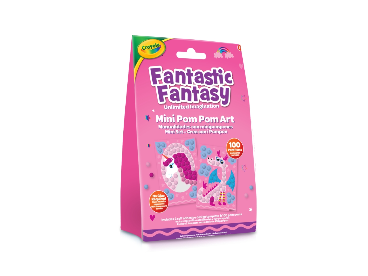 MINI SET CREA POMPON FANTASTIC FANTASY 35535