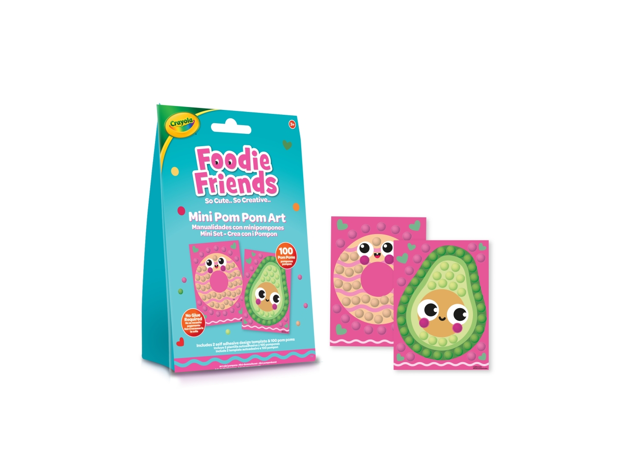 MINI SET CREA POMPON FOODIE FRIENDS 35536