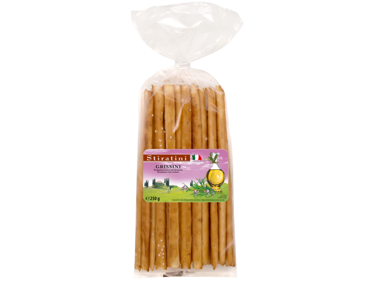 GRISSINI AL ROSMARINO 250G 0087987 GRISSINI AL ROSMARINO 250G 0087987