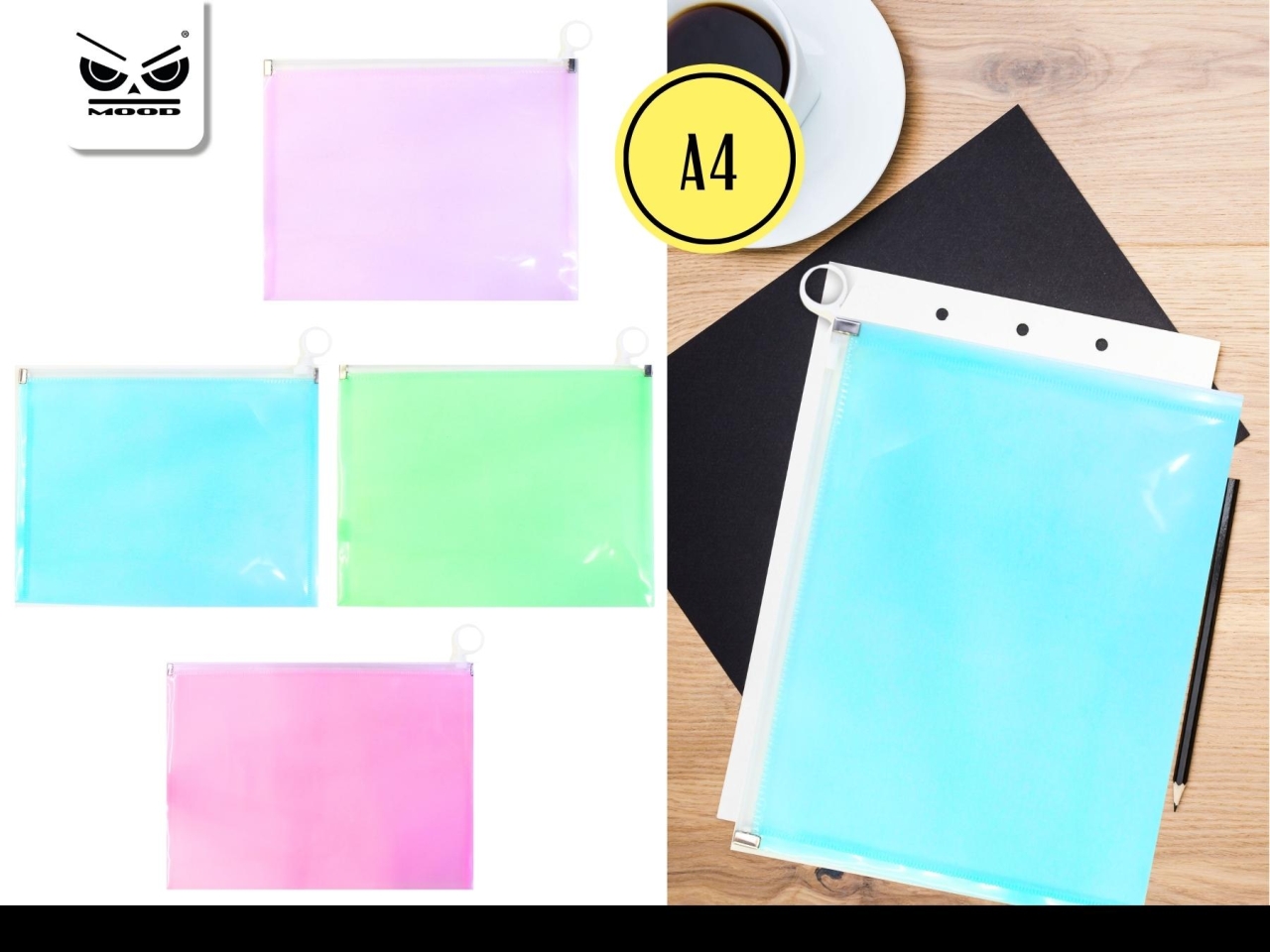 BUSTA TRASPARENTE COLOR MIS L ST7097