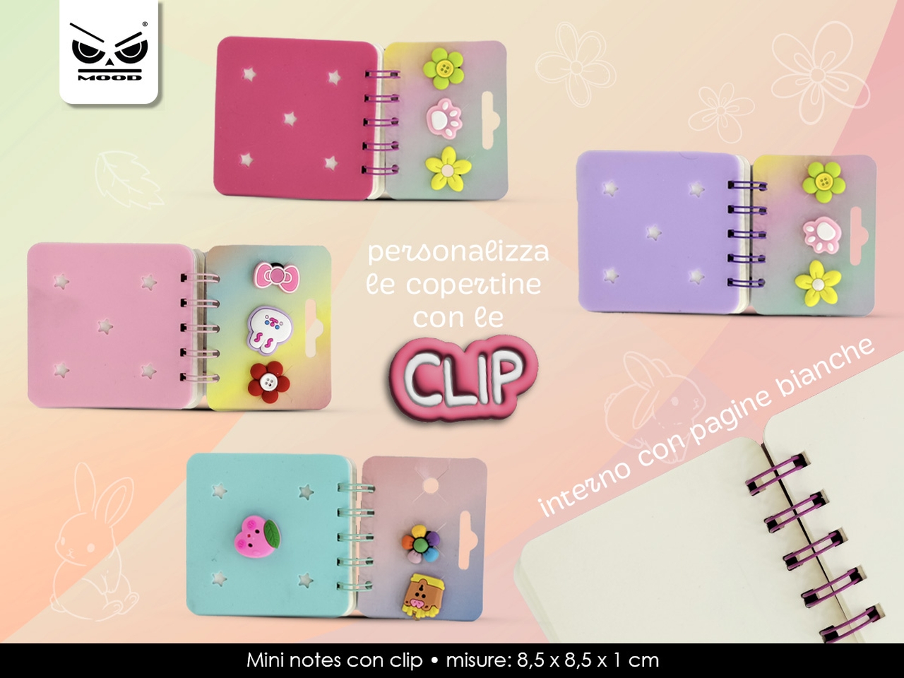 MINI NOTES PERSONALIZZABILE ST7660