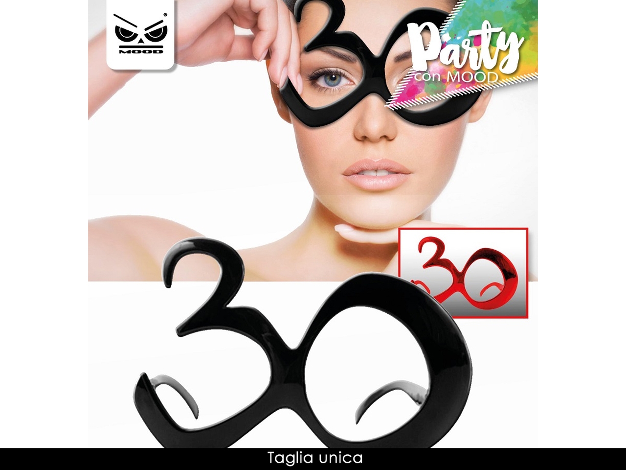 OCCHIALI PARTY 30 ANNI CONF. PZ. 12 ST3017