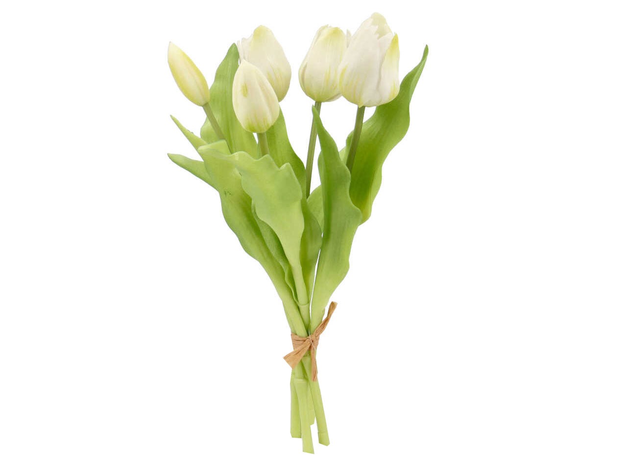 MAZZO TULIPANI REAL TOUCH 30CM BIANCO 18120009-36 MAZZO TULIPANI REAL TOUCH 30CM BIANCO 18120009-36