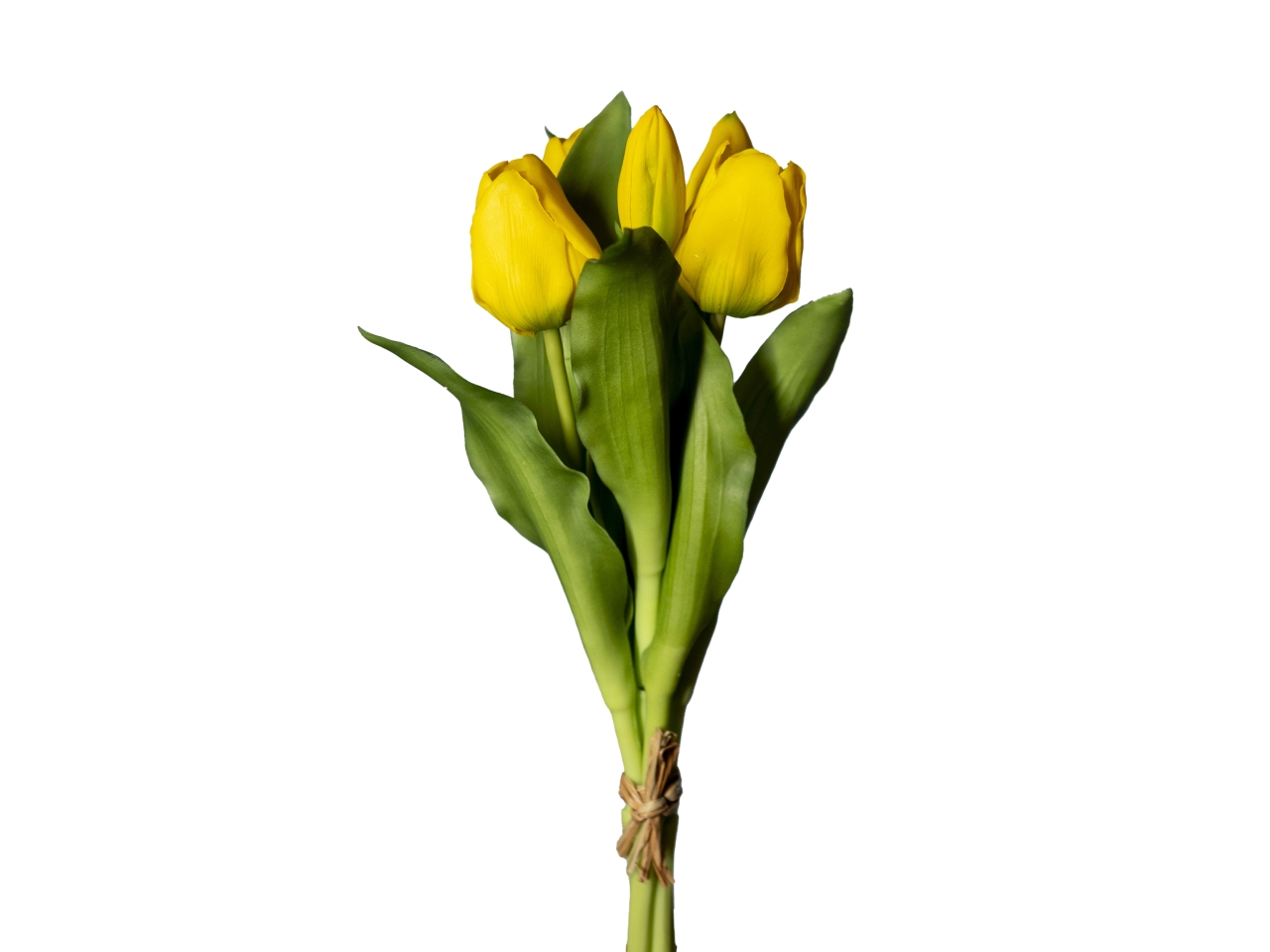 MAZZO TULIPANI REAL TOUCH 30CM GIALLO 18120009-13 MAZZO TULIPANI REAL TOUCH 30CM GIALLO 18120009-13