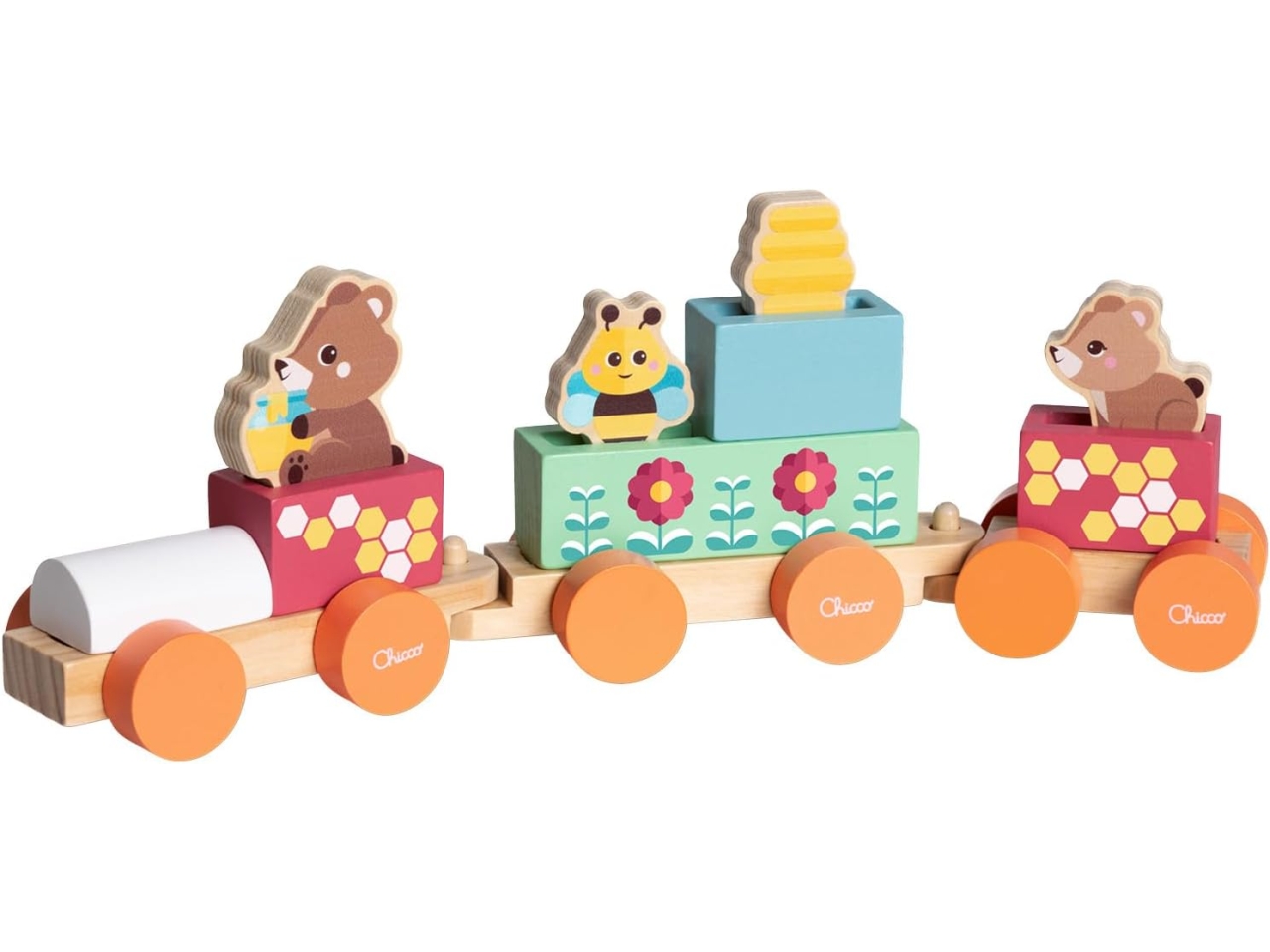 CHICCO GIOCO LEGNO TRENO ORSETTI 00012197000000 CHICCO GIOCO LEGNO TRENO ORSETTI 00012197000000