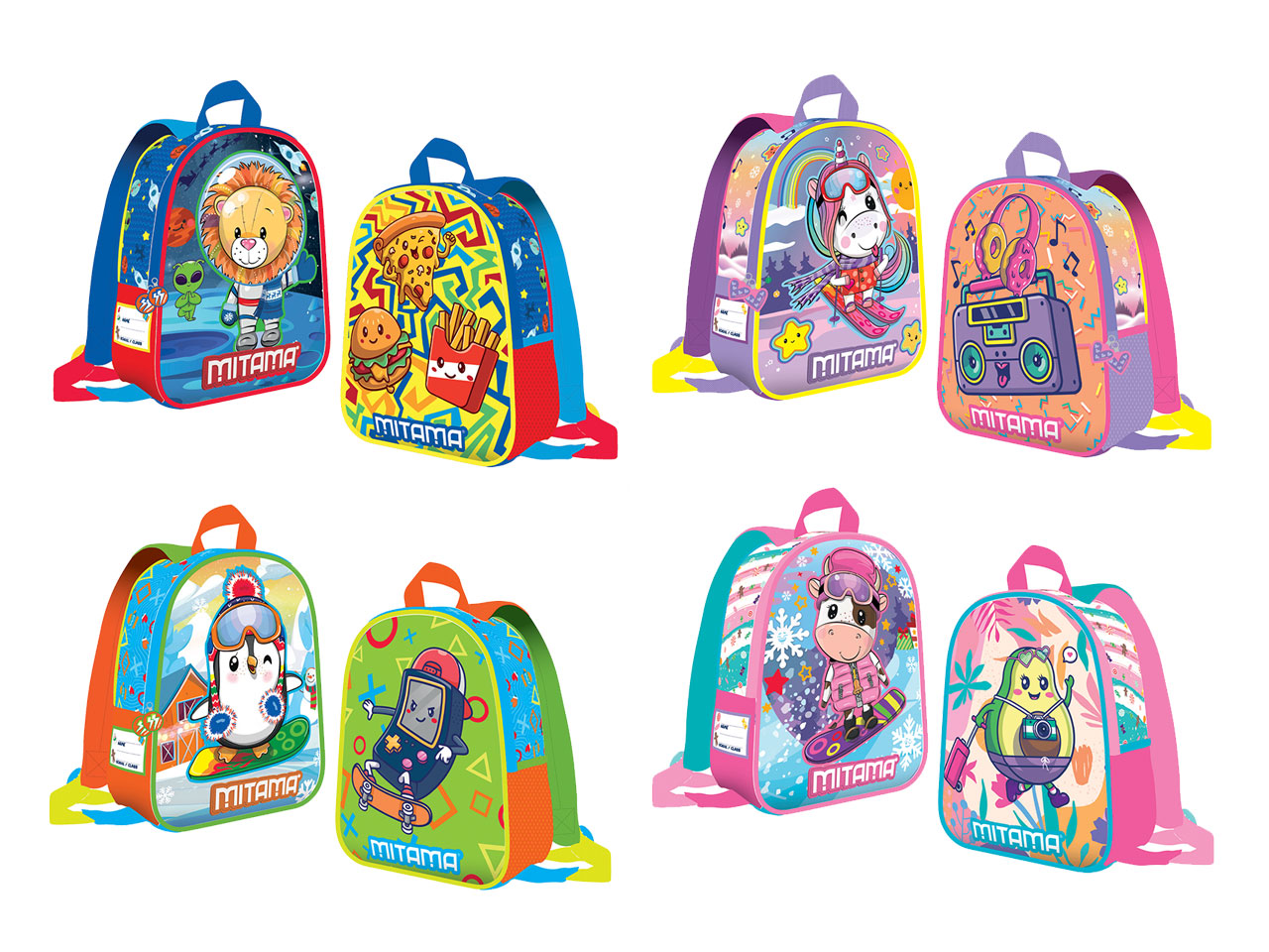 ZAINO MITAMA SPINNY MIX BOY E GIRL 64769-000 ZAINO MITAMA SPINNY MIX BOY E GIRL 64769-000