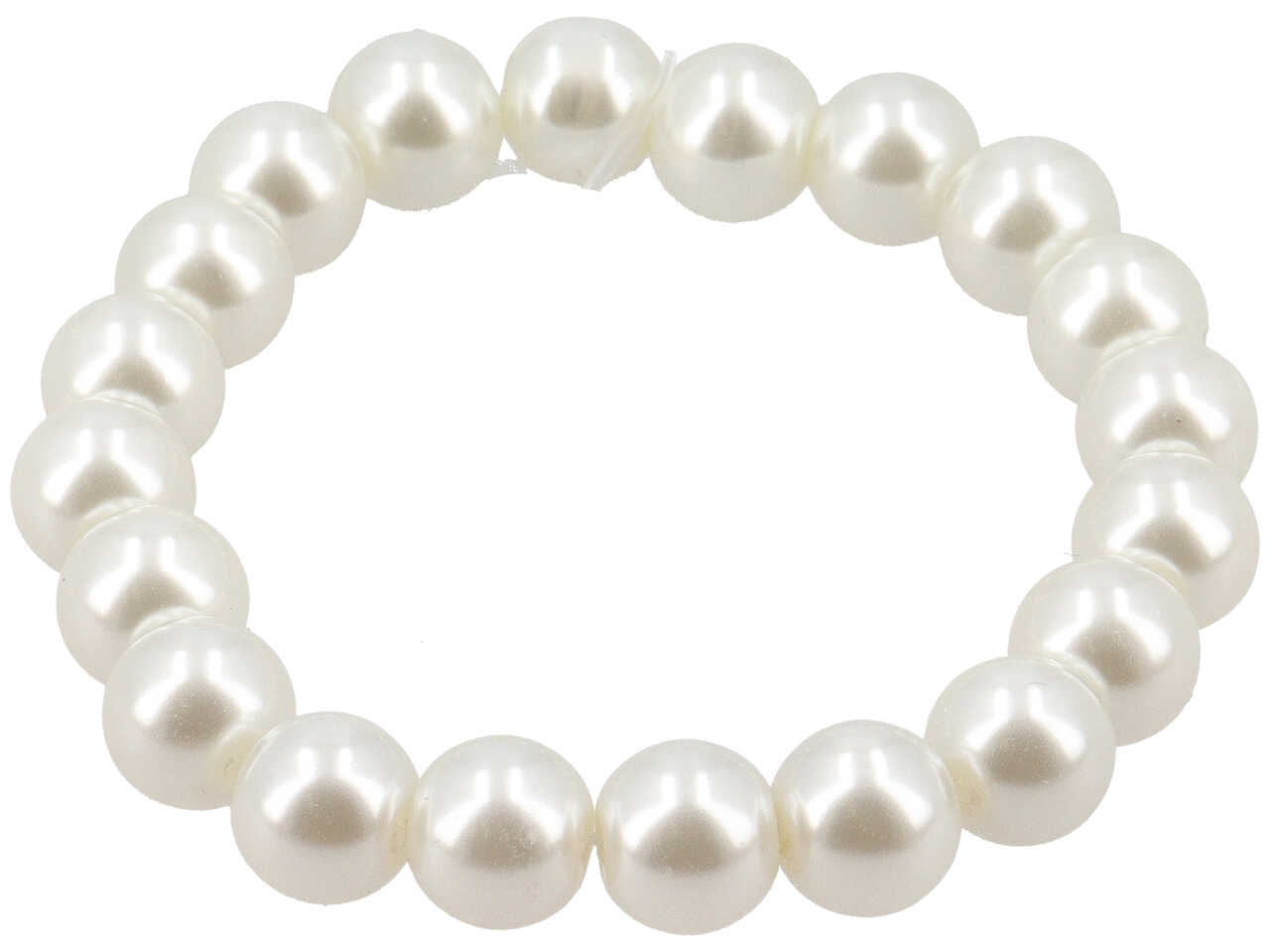 BRACCIALE ELAS. PERLA NERA 10MM B 30010-P