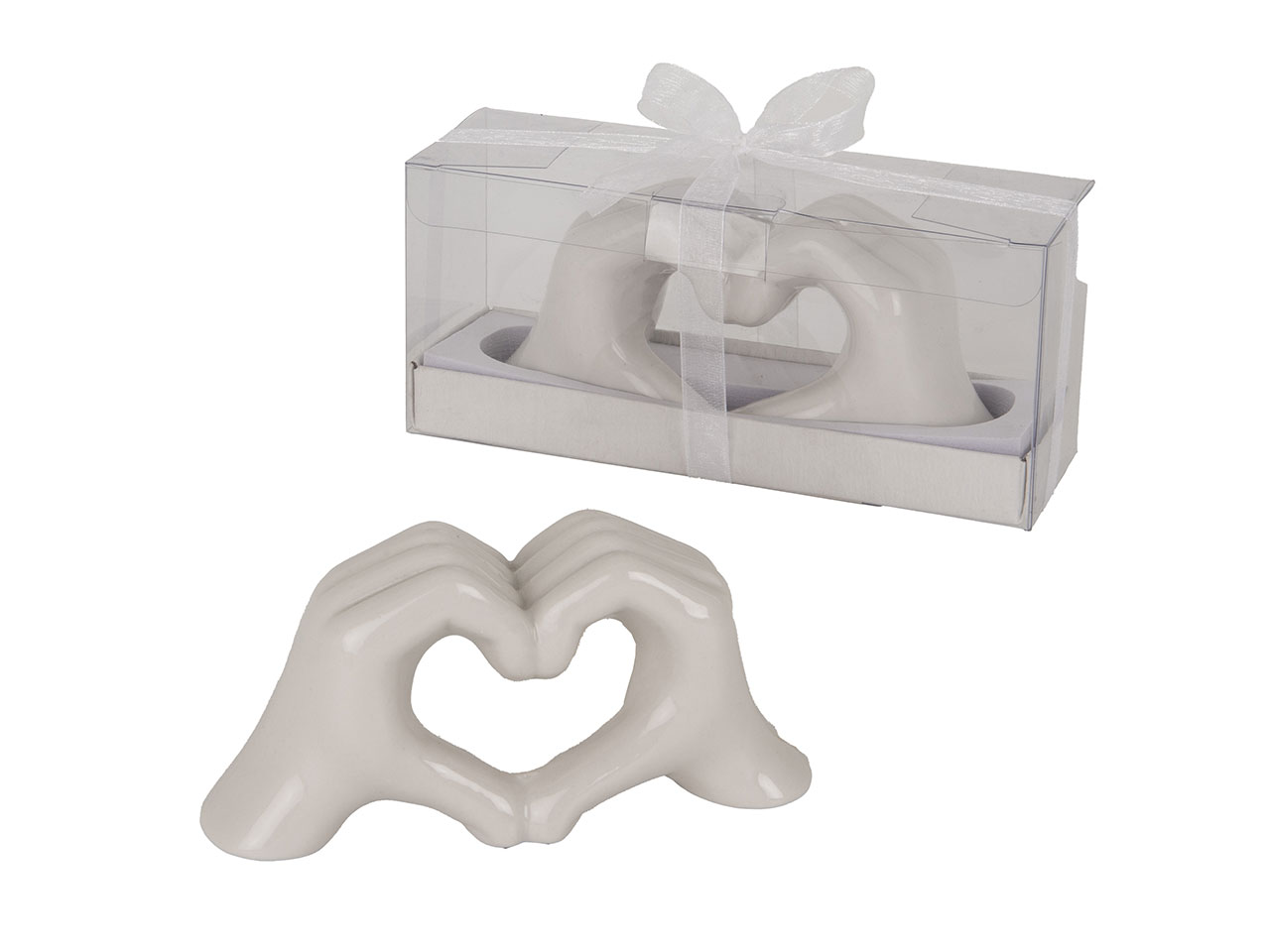 MANI CUORE 16cm H.7cm C/BOX 02A303