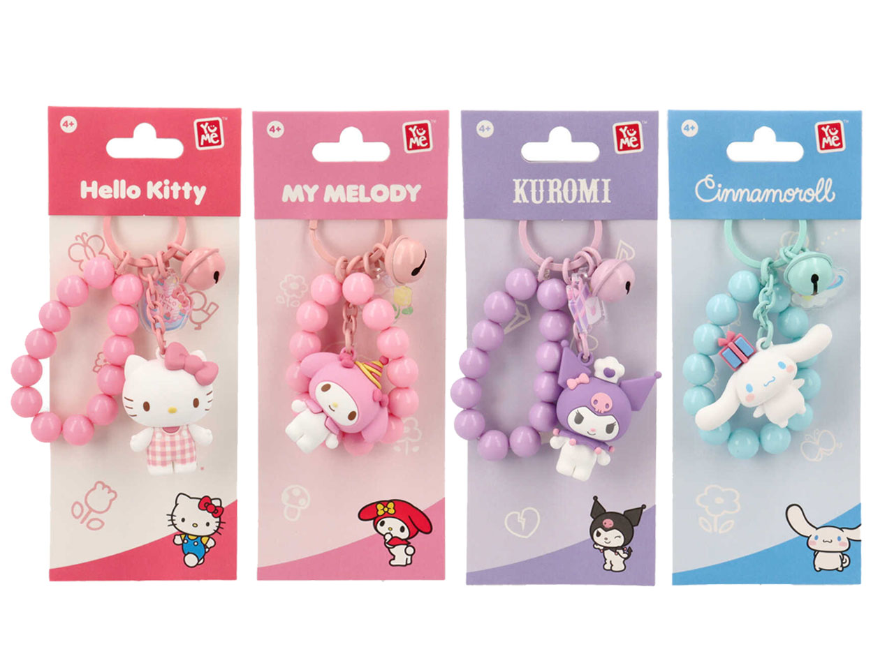 HELLO KITTY E AMICI PORTACHIAVI C/BRACCIALE 11685