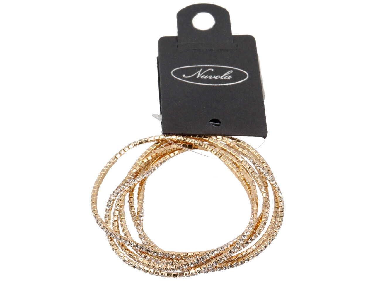 SET BRACCIALI ELASTICI CRYSTAL ORECCHINO FYB6CRG