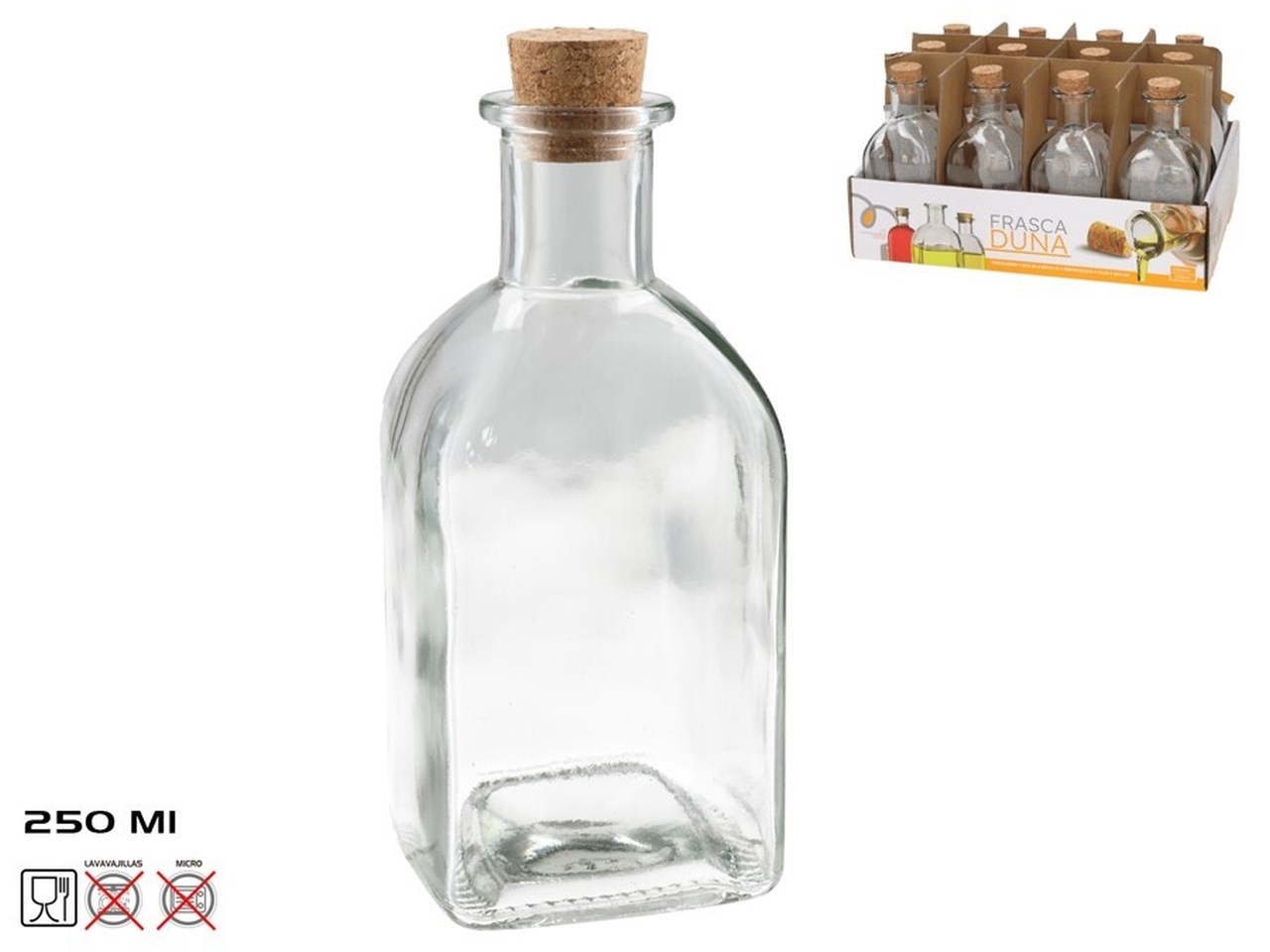 BOTTIGLIA IN VETRO 250ML