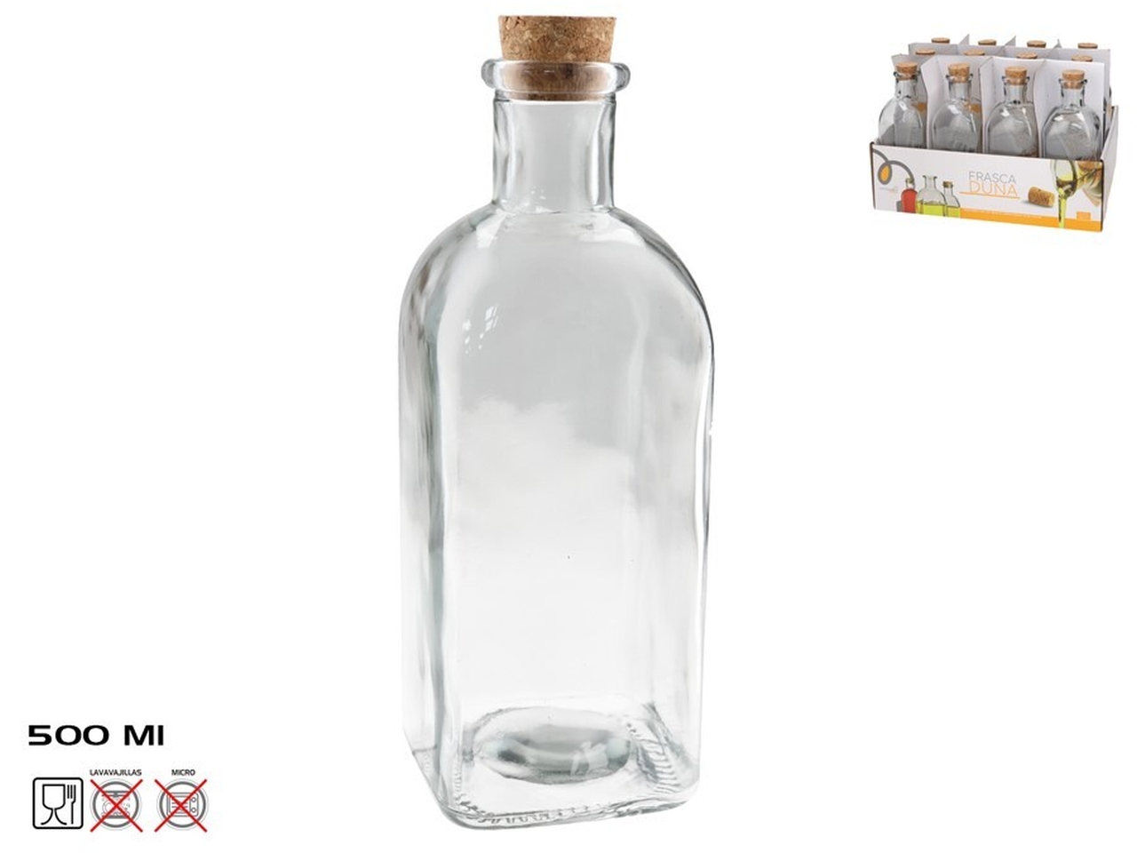 BOTTIGLIA IN VETRO 500ML