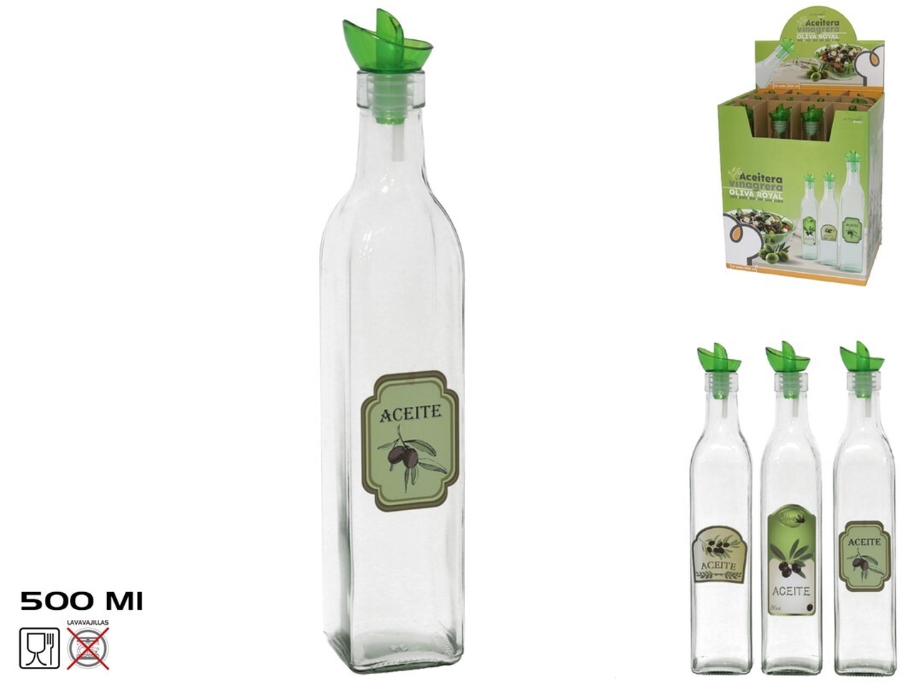 OLIERA IN VETRO ASS. 500 ML