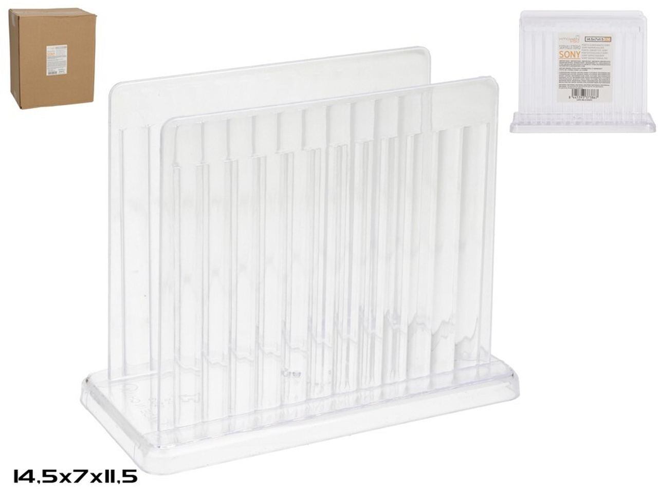 PORTATOVAGLIOLO SONY 14,5X7X11,5CM PORTATOVAGLIOLO SONY 14,5X7X11,5CM