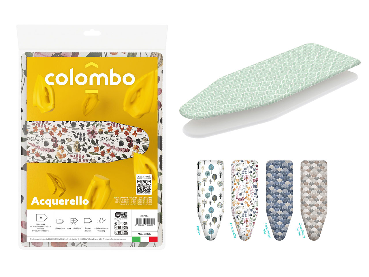 FODERINA DA STIRO NUOVI DECORI 140X55CM XL COP530