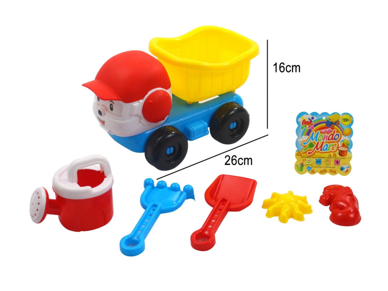 SET MARE CAMION ANIMALI IN 2 COLORI 39111