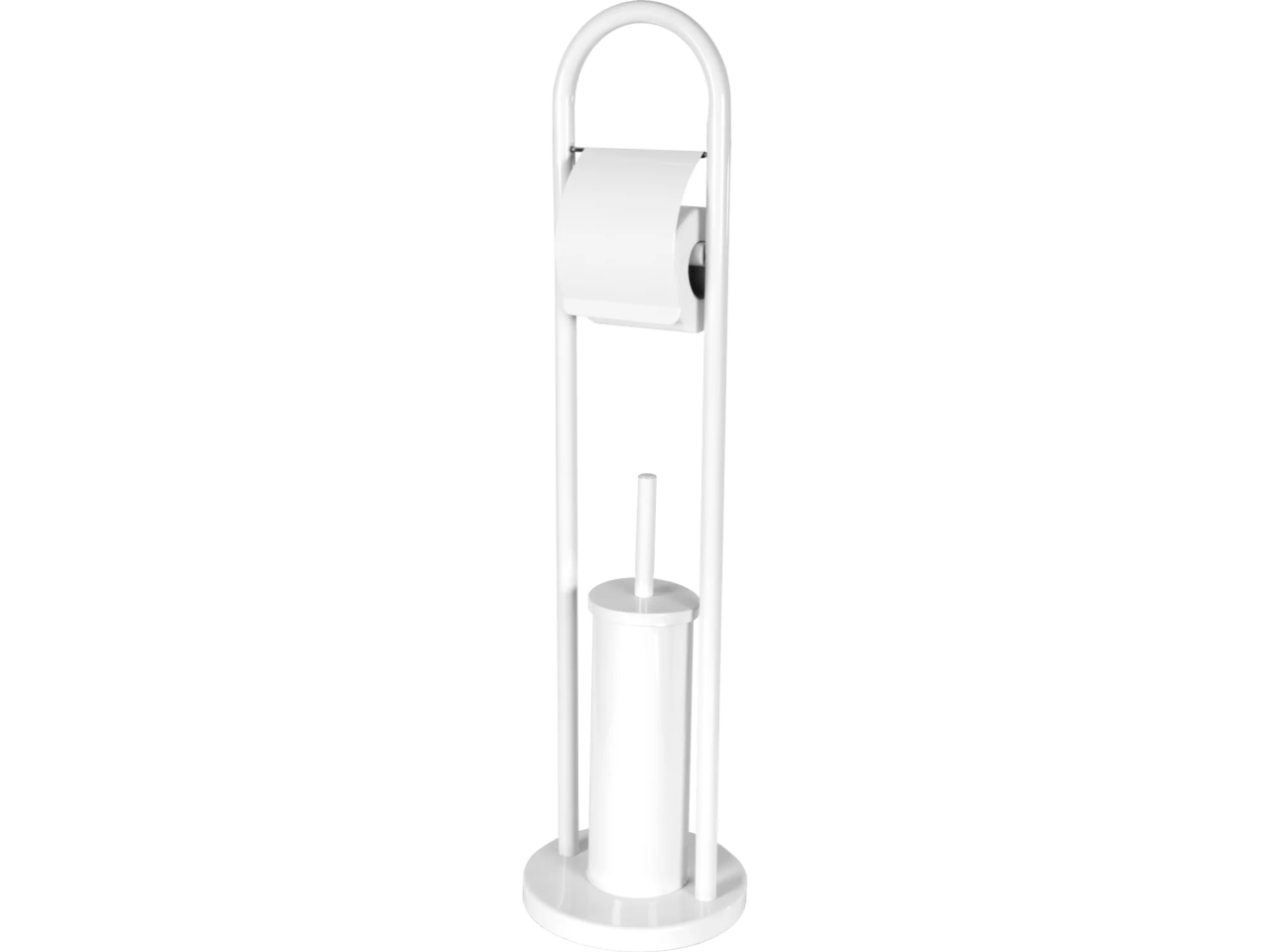 SET PORTAROTOLO + SCOPINO BIANCO 726072