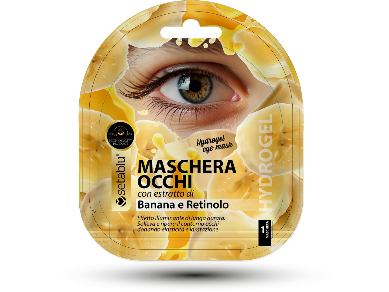 MASCHERA OCCHI HYDROGEL ALLA BANANA 02204