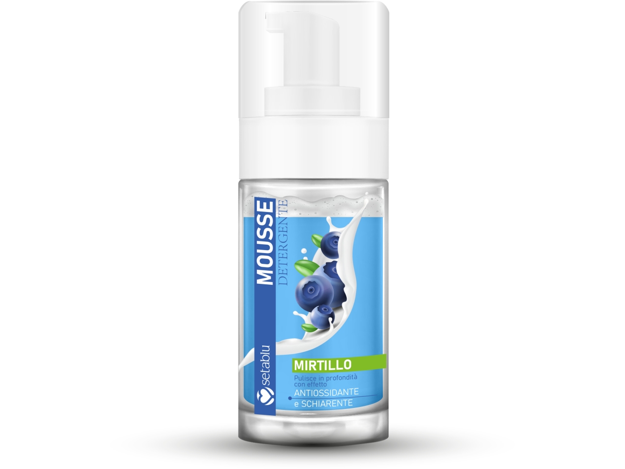 MOUSSE DETERGENTE BIFASICA 120ML MIRTILLO 02223
