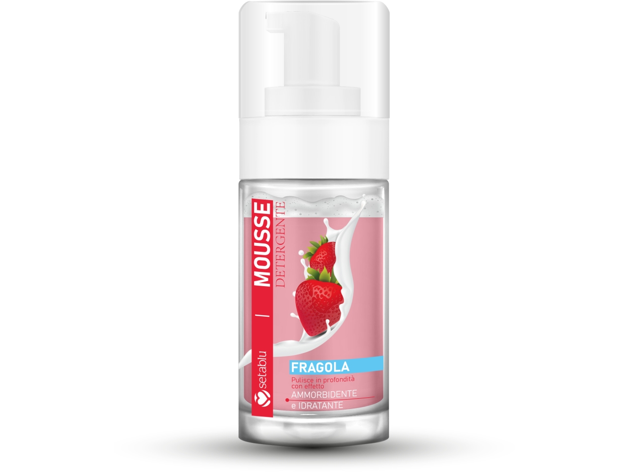 MOUSSE DETERGENTE BIFASICA 120ML FRAGOLA 02221