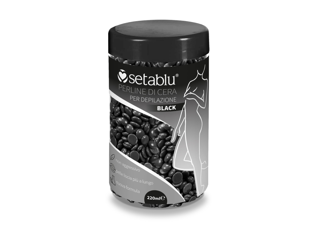 PERLINE CERA DEPILAZIONE 220ML BLACK 03616