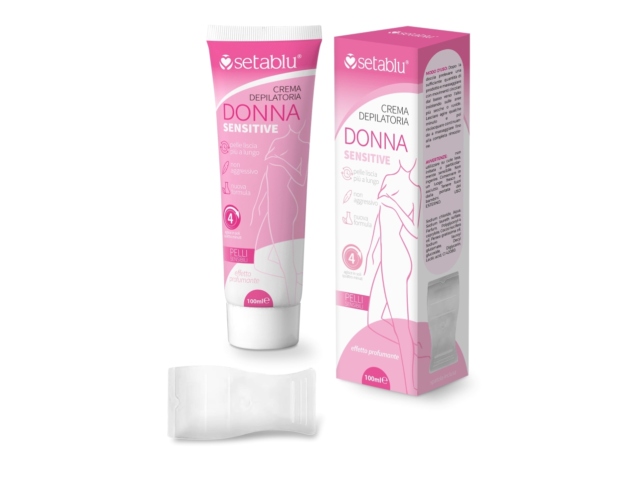 CREMA DEPILATORIA DONNA SENSITIVE 100ML 03611