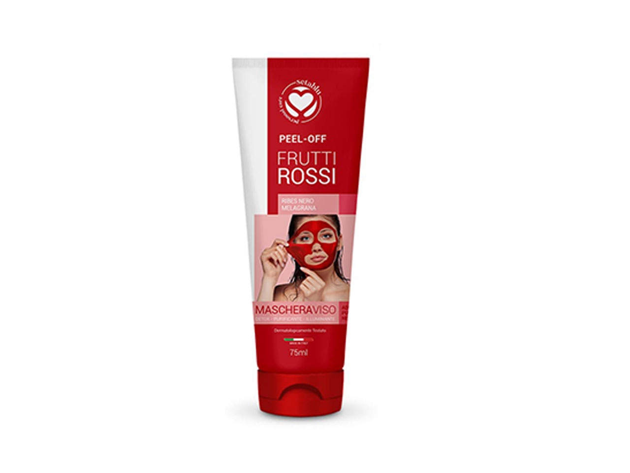 MASCHERA VISO PEEL-OFF AI FRUTTI ROSSI 75ML 02394