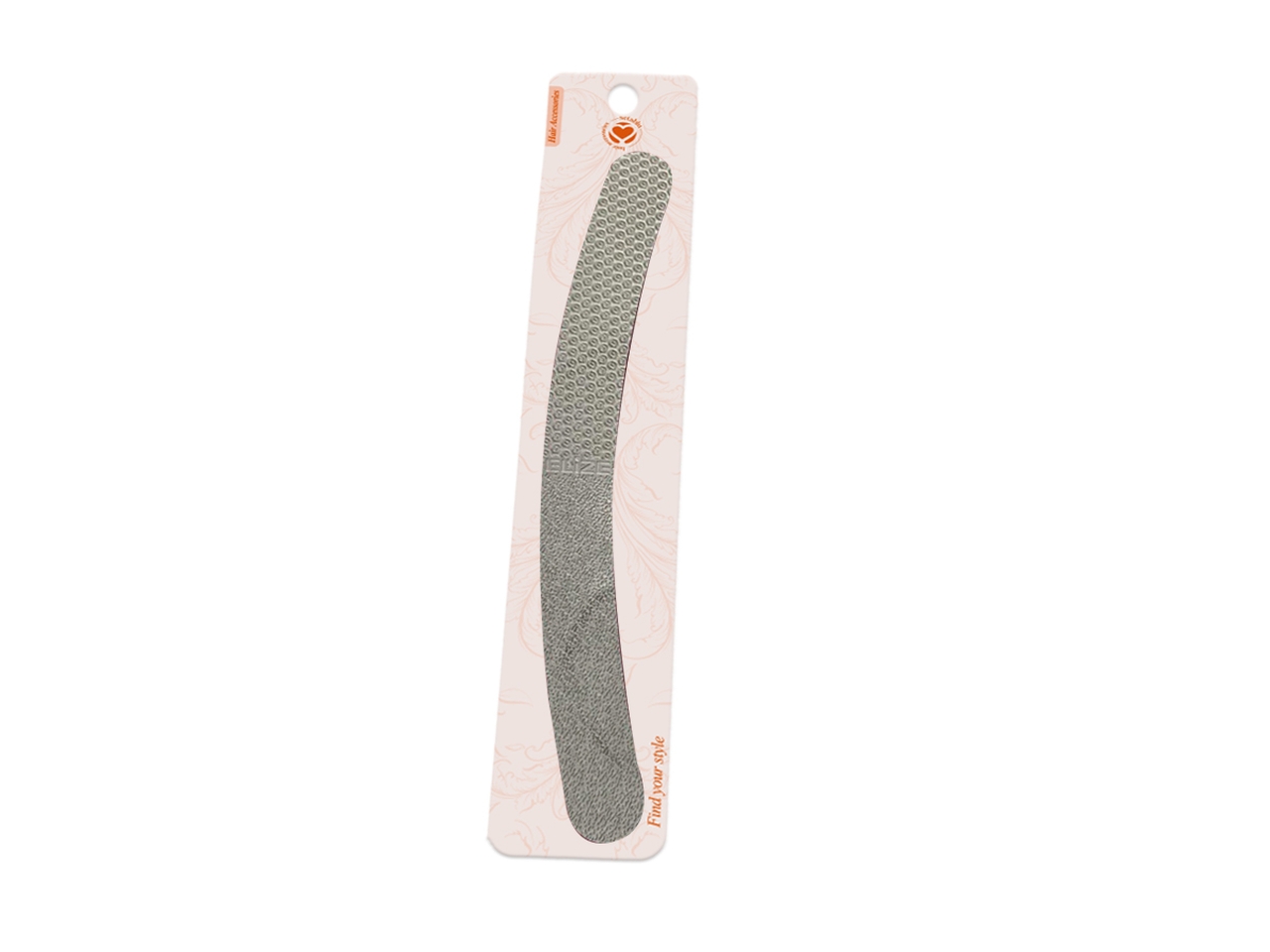 LIMA PER UNGHIE CURVA IN METALLO 16,3CM 02544