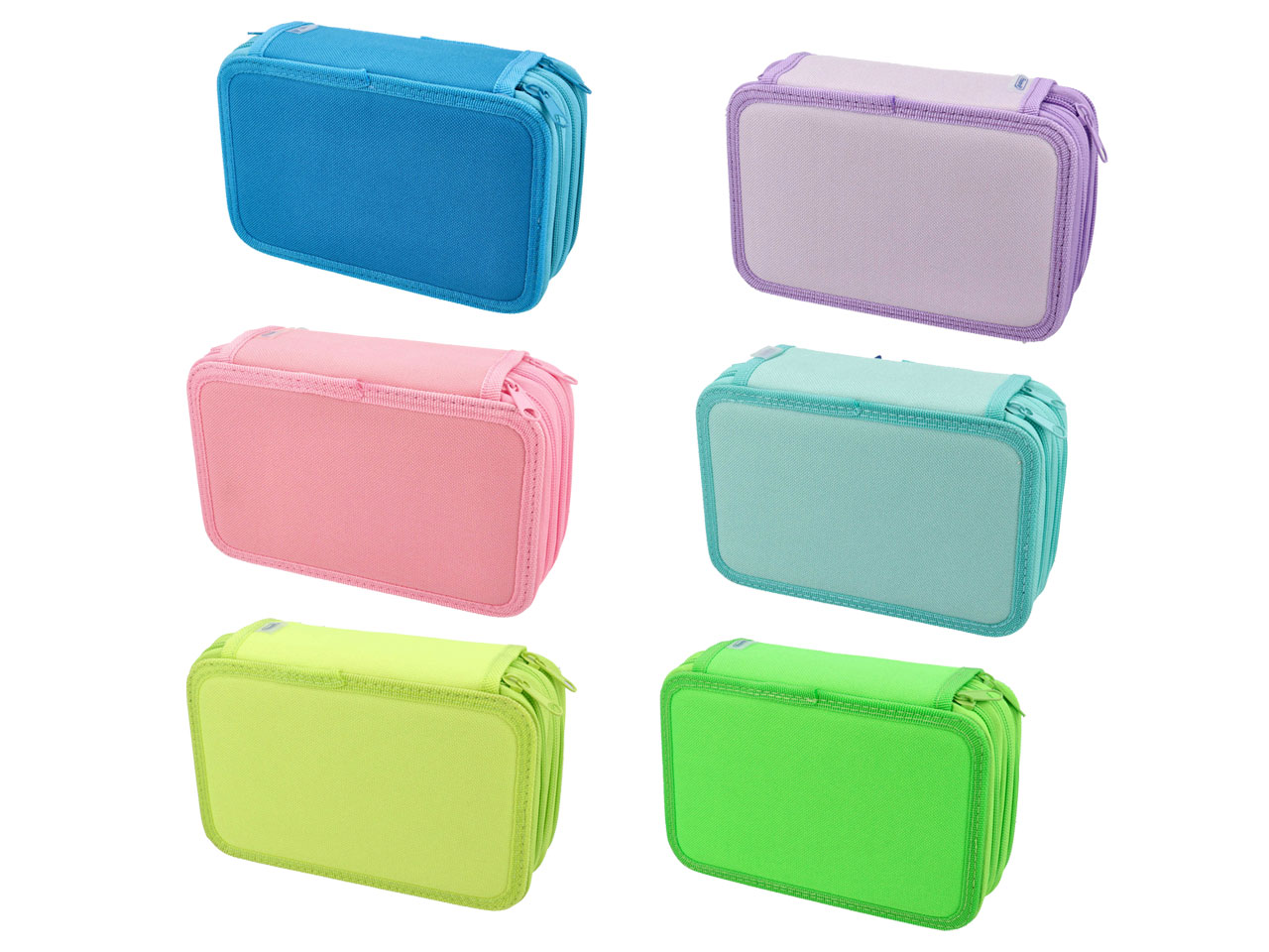 ASTUCCIO 3ZIP PASTEL/NEON 12 PAST+18 PEN 400182110