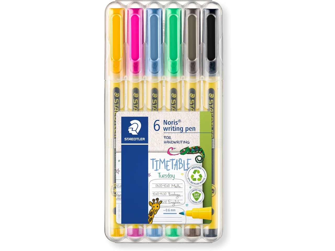 NORIS FINELINER 0,6MM 6PZ ASS 307 SB6
