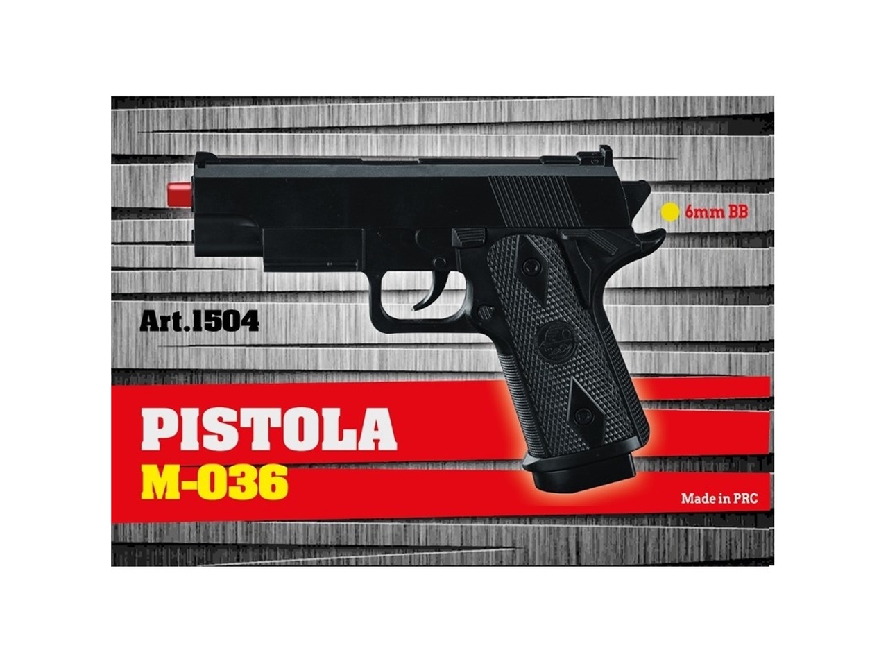 PISTOLA GIOCATTOLO 16X11CM 1504