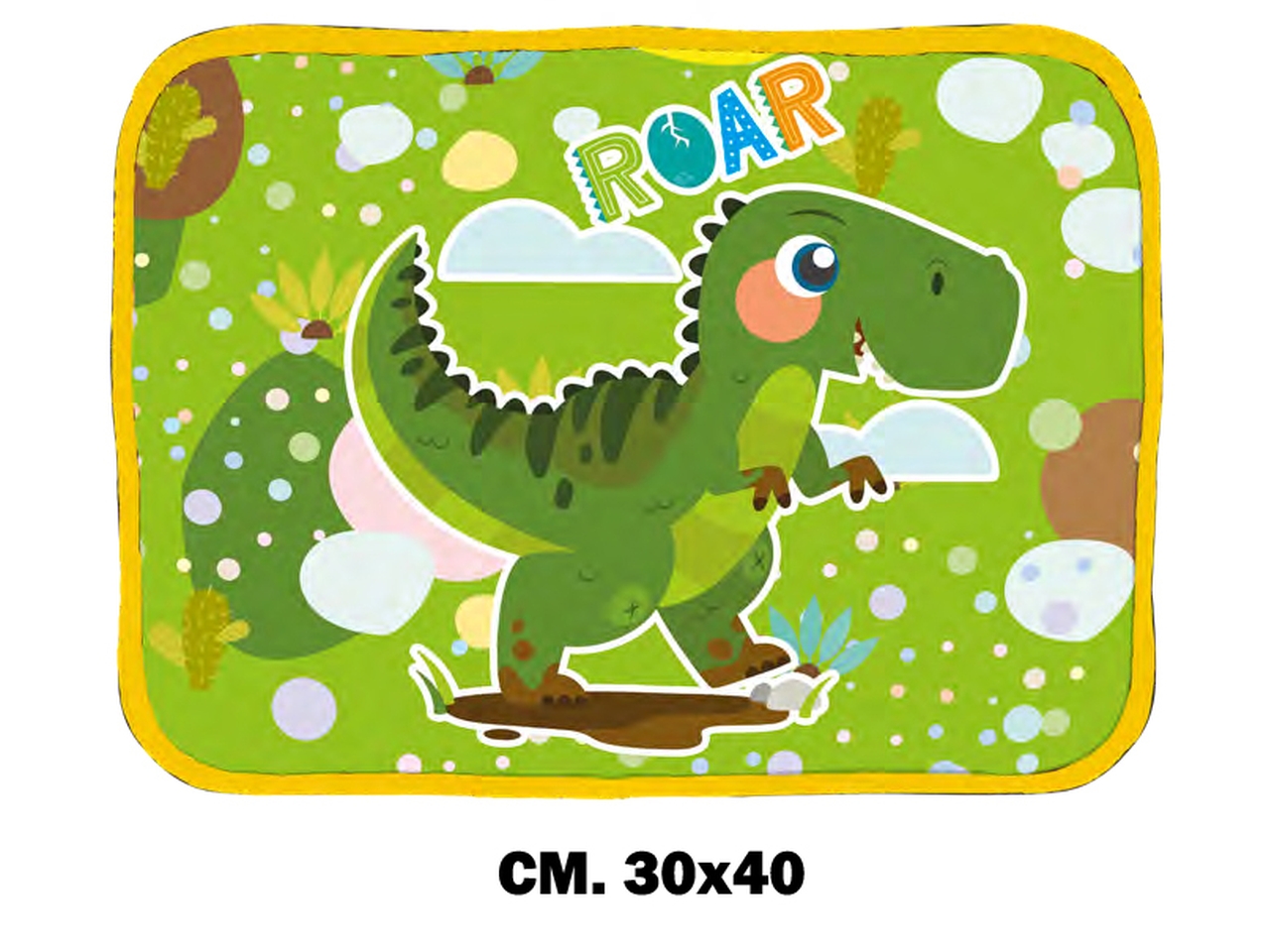 TOVAGLIETTA RIPIEGABILE DINOSAURO 30x40CM TV19DN