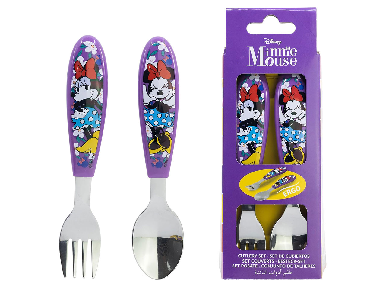 MINNIE SET 2 POSATE IN ACCIAIO ST81218