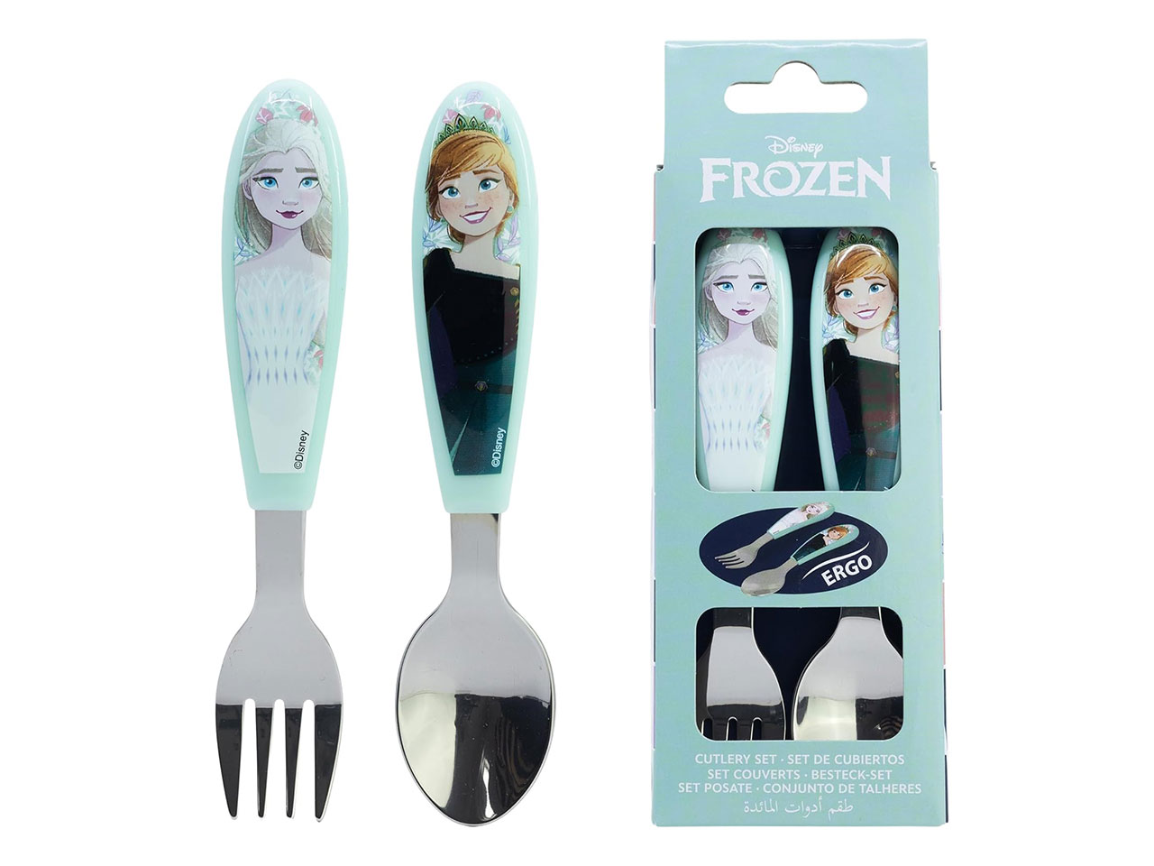 FROZEN SET 2 POSATE IN ACCIAIO ST81018