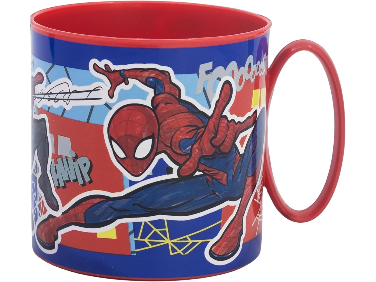 SPIDERMAN TAZZA PLASTICA 350ML MICROONDE ST83504