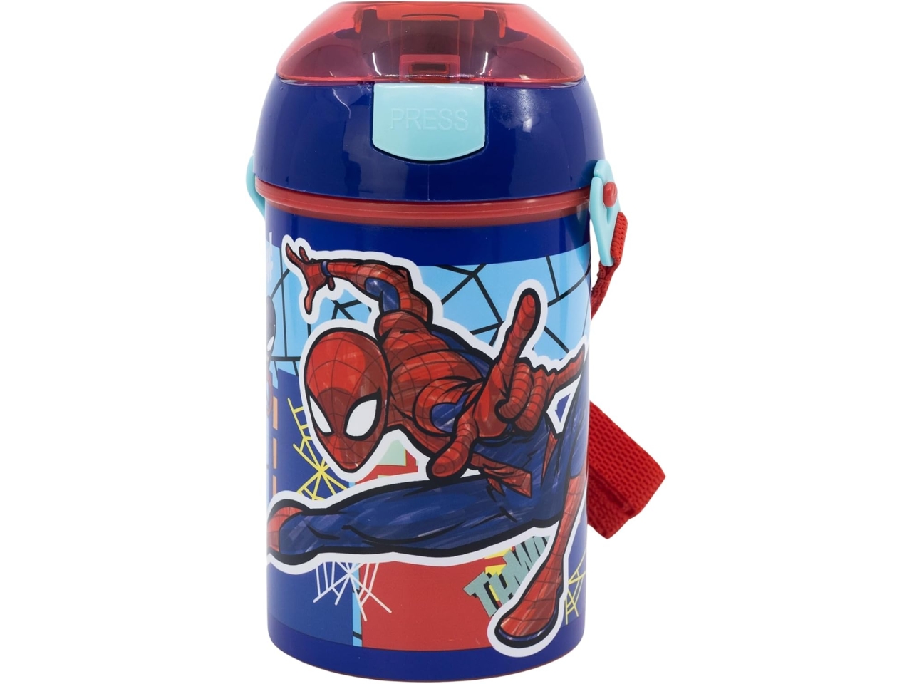 SPIDERMAN BORRACCIA POP UP 450ML TRACOLLA ST83569