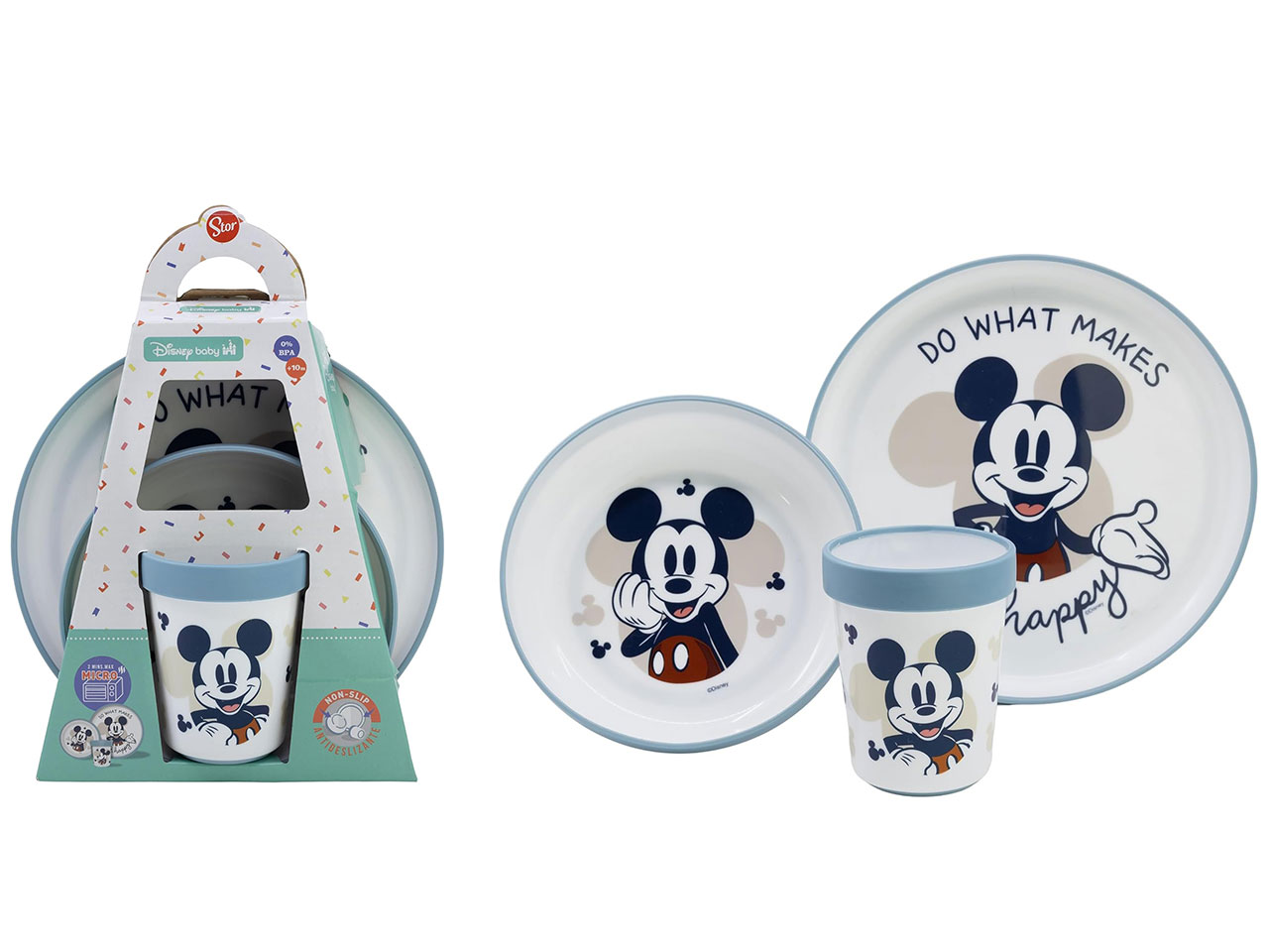 MICKEY SET 3 PZ ANTISCIVOLO BICOLOR ST10495 MICKEY SET 3 PZ ANTISCIVOLO BICOLOR ST10495