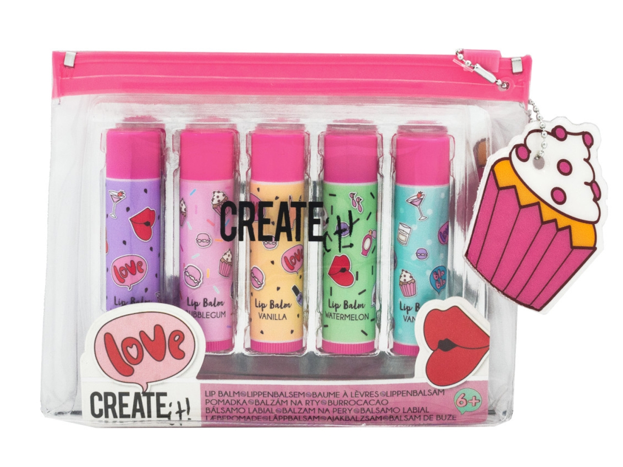 CREATE IT! LIP BALM 5PZ CON BUSTINA ASS. CRE84531 CREATE IT! LIP BALM 5PZ CON BUSTINA ASS. CRE84531