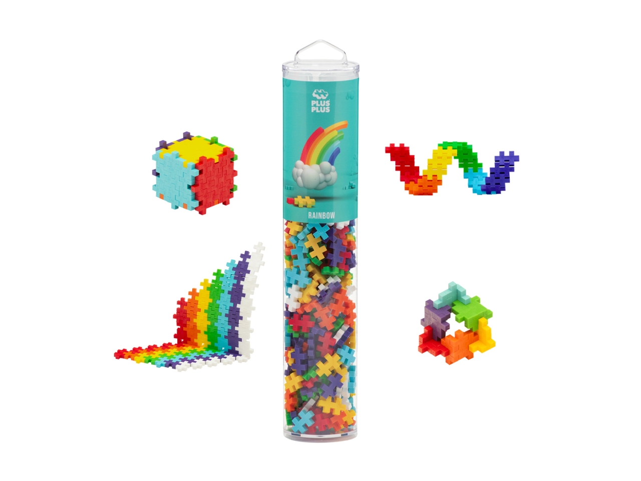 PLUS PLUS TUBO RAINBOW 240PZ PLU4262