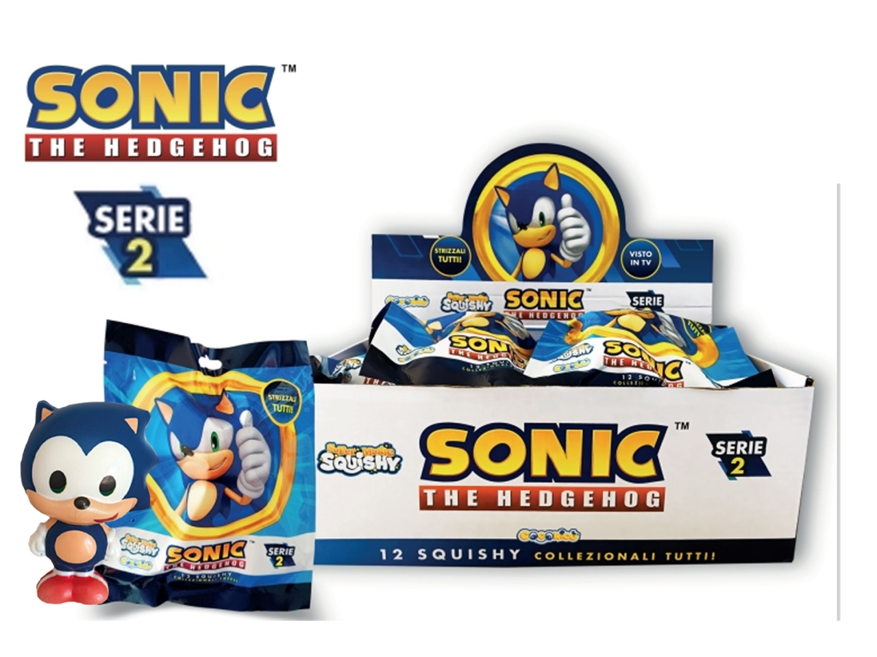 SONIC SQUISHY serie 2 10CM ASSORTITI SNC230054