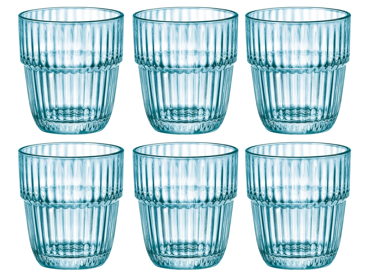 BARSHINE ROCKS ICE 6 BICCIERI AZZURRI 10000011044