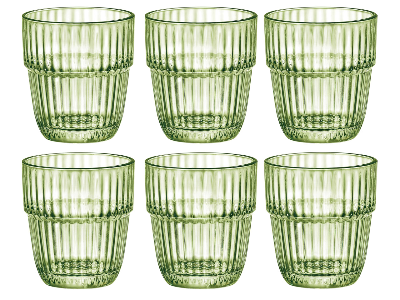 BARSHINE ROCKS MINT 6 BICCIERI VERDI 10000011020