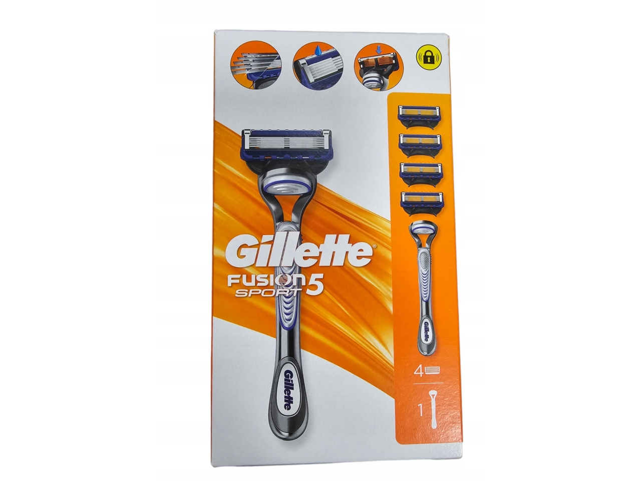 GILLETTE FUSION SPORT RASOIO+4RIC.RT13275 $